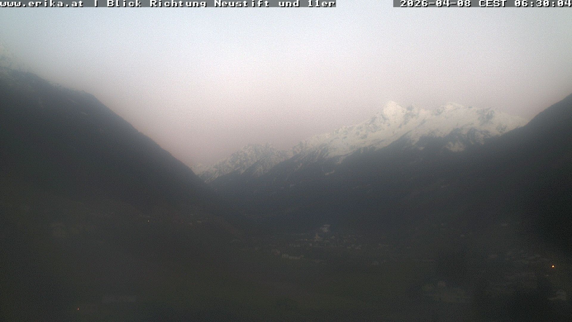 Archiv Foto Webcam Neustift: Blick vom Hotel Erika
