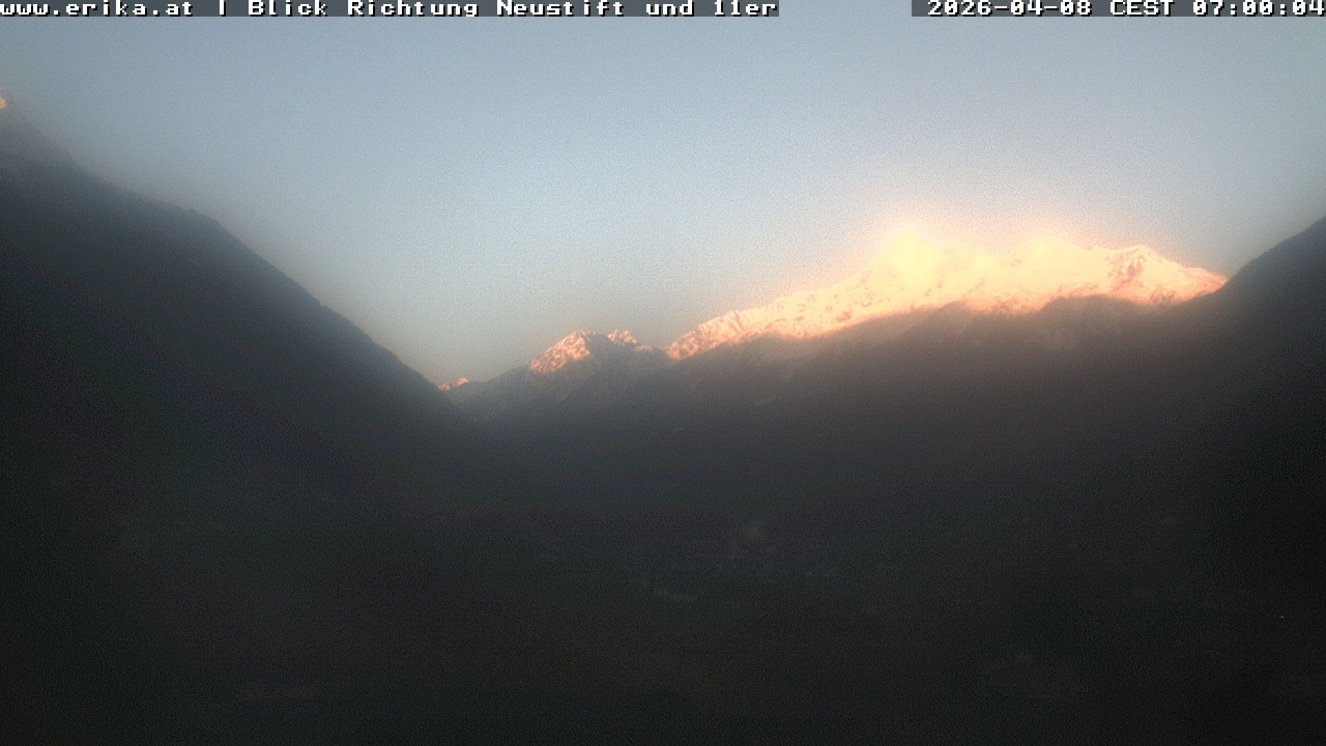 Archiv Foto Webcam Neustift: Blick vom Hotel Erika