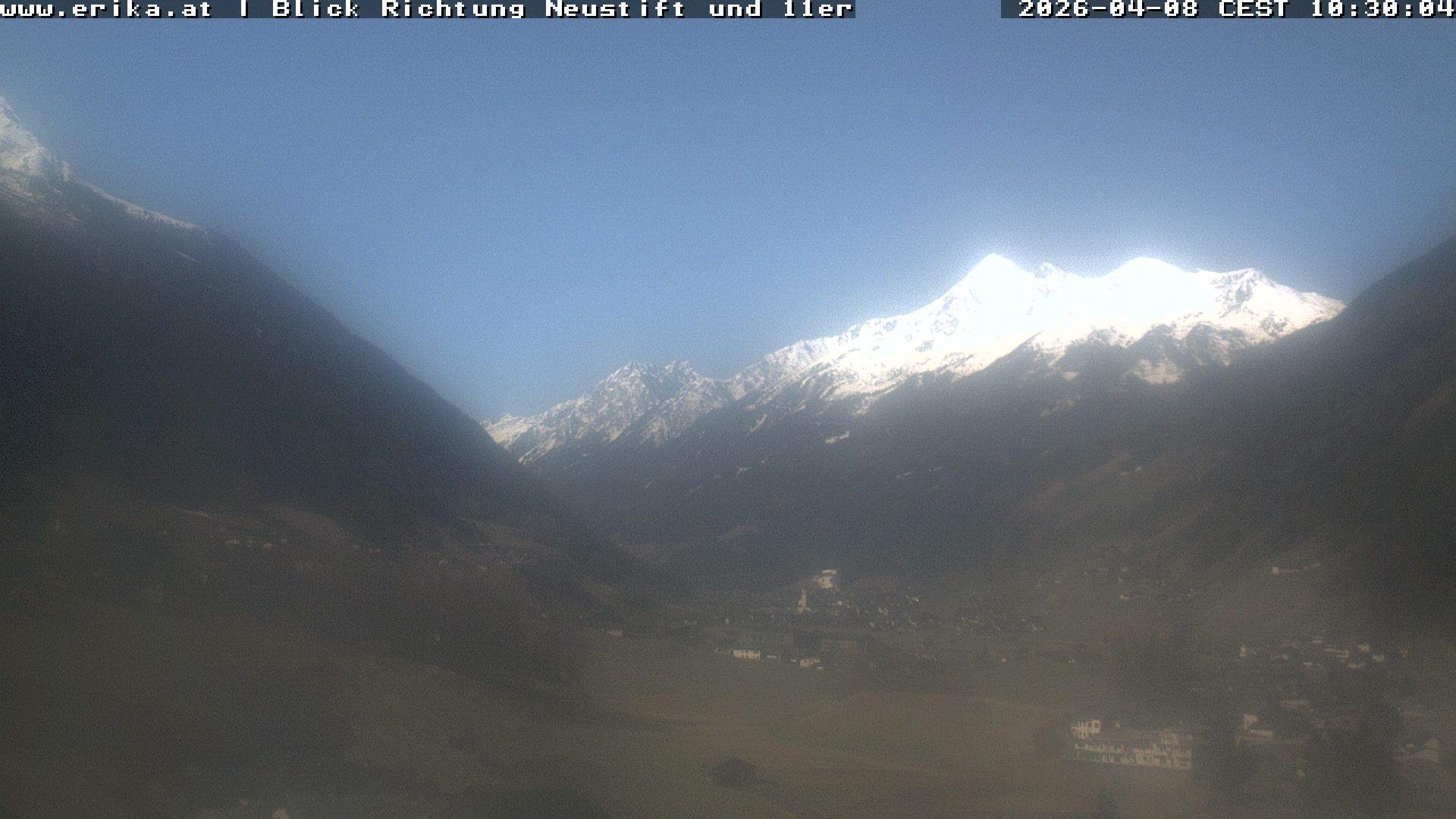 Archiv Foto Webcam Neustift: Blick vom Hotel Erika