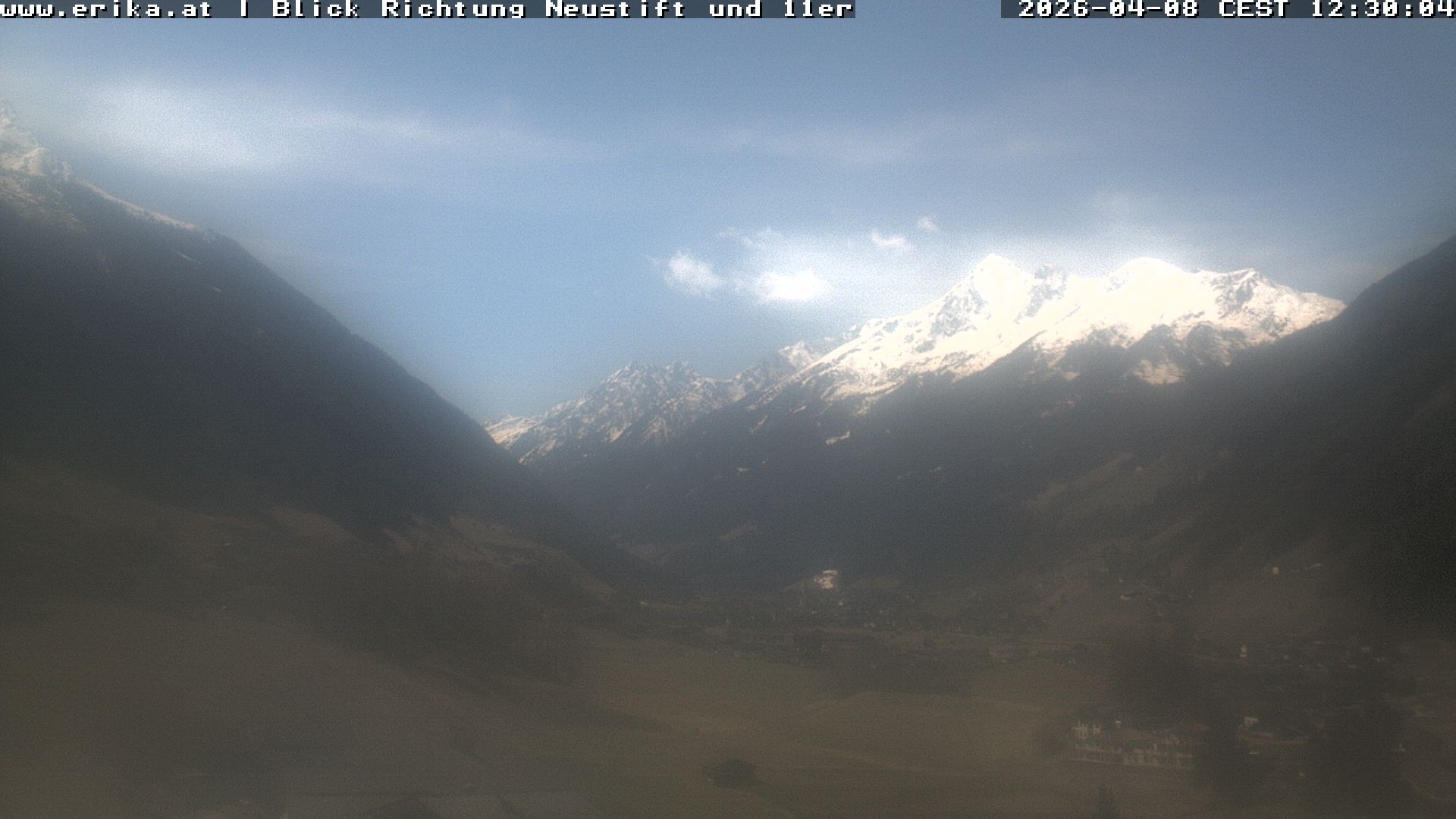 Archiv Foto Webcam Neustift: Blick vom Hotel Erika