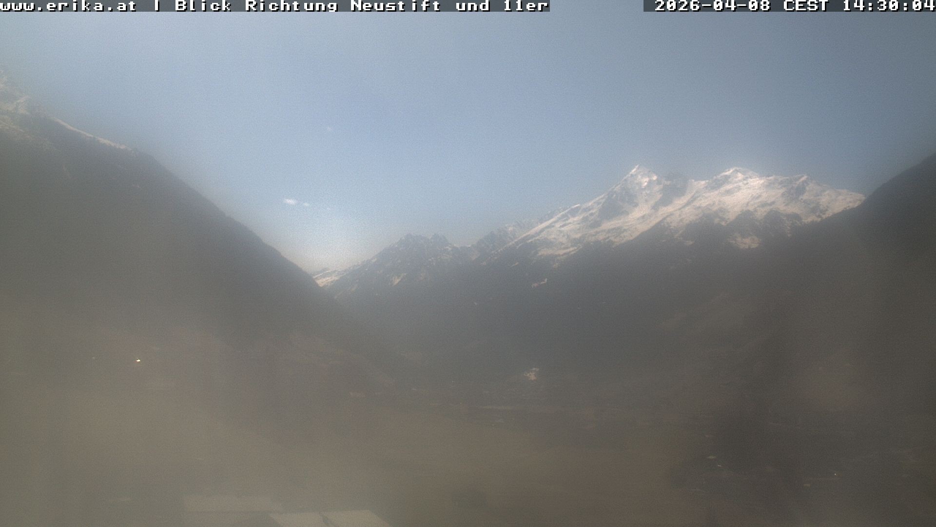 Archiv Foto Webcam Neustift: Blick vom Hotel Erika