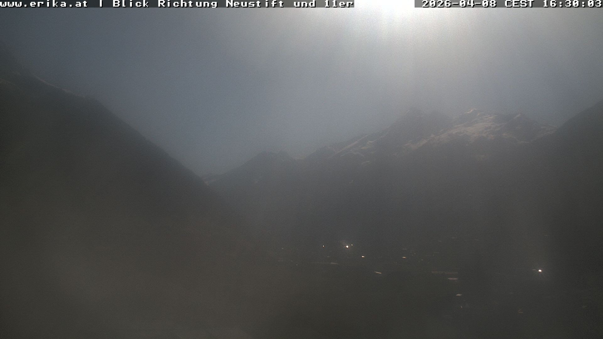 Archiv Foto Webcam Neustift: Blick vom Hotel Erika