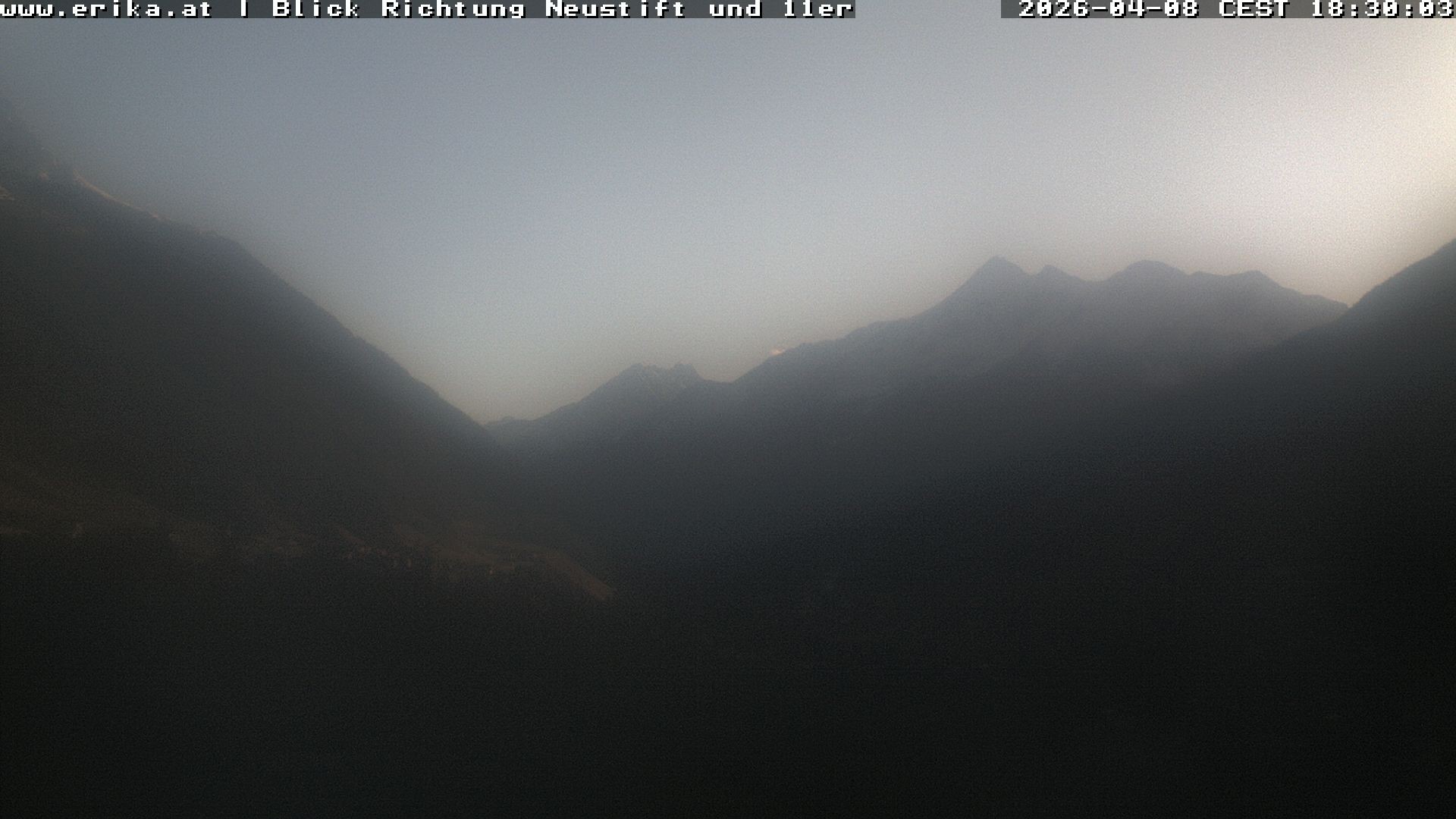 Archiv Foto Webcam Neustift: Blick vom Hotel Erika