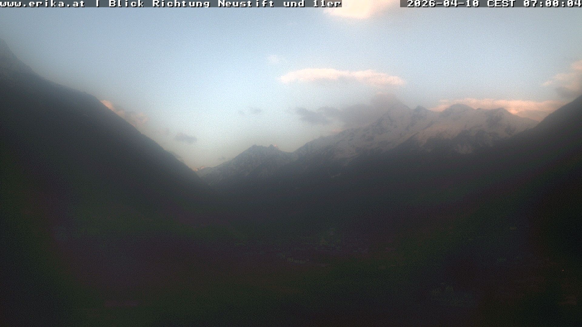 Archiv Foto Webcam Neustift: Blick vom Hotel Erika