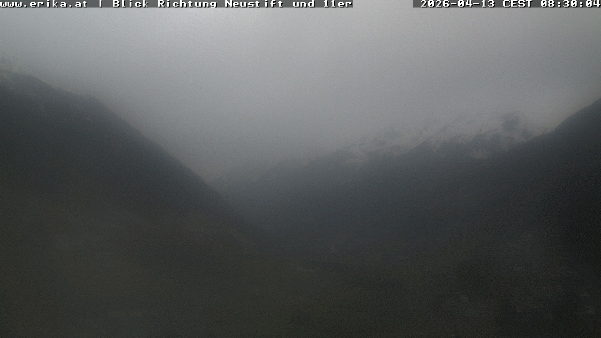 Archiv Foto Webcam Neustift: Blick vom Hotel Erika