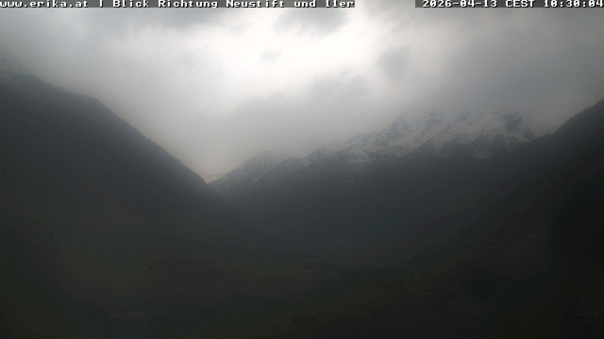 Archiv Foto Webcam Neustift: Blick vom Hotel Erika