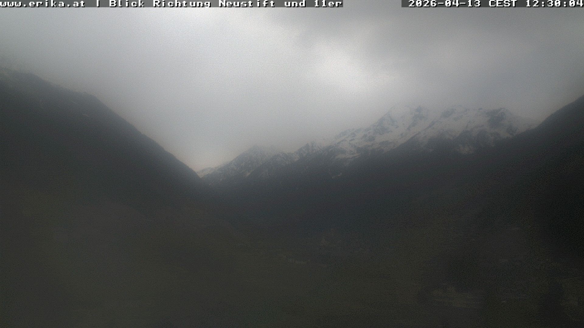Archiv Foto Webcam Neustift: Blick vom Hotel Erika