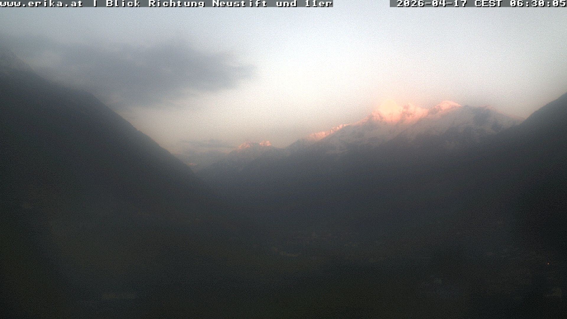 Archiv Foto Webcam Neustift: Blick vom Hotel Erika