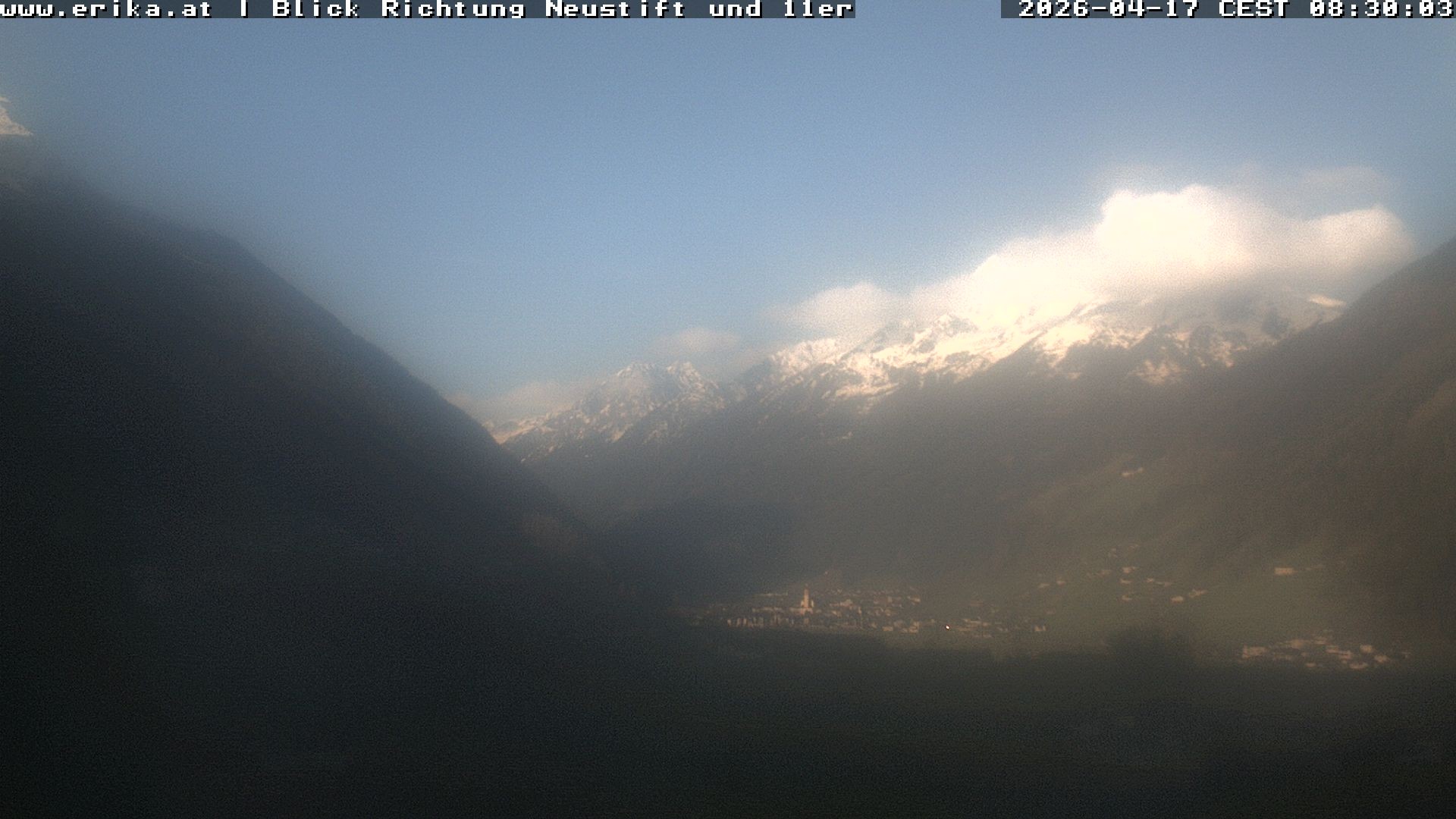 Archiv Foto Webcam Neustift: Blick vom Hotel Erika
