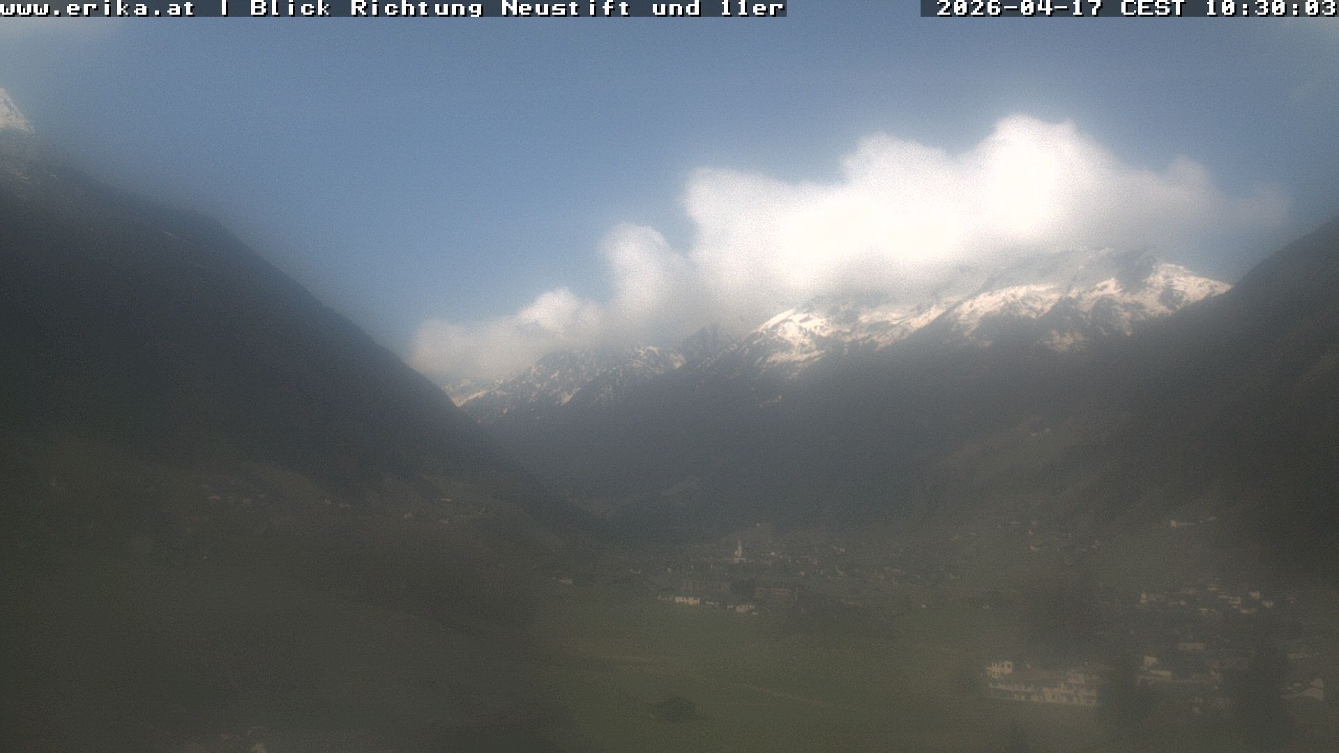Archiv Foto Webcam Neustift: Blick vom Hotel Erika