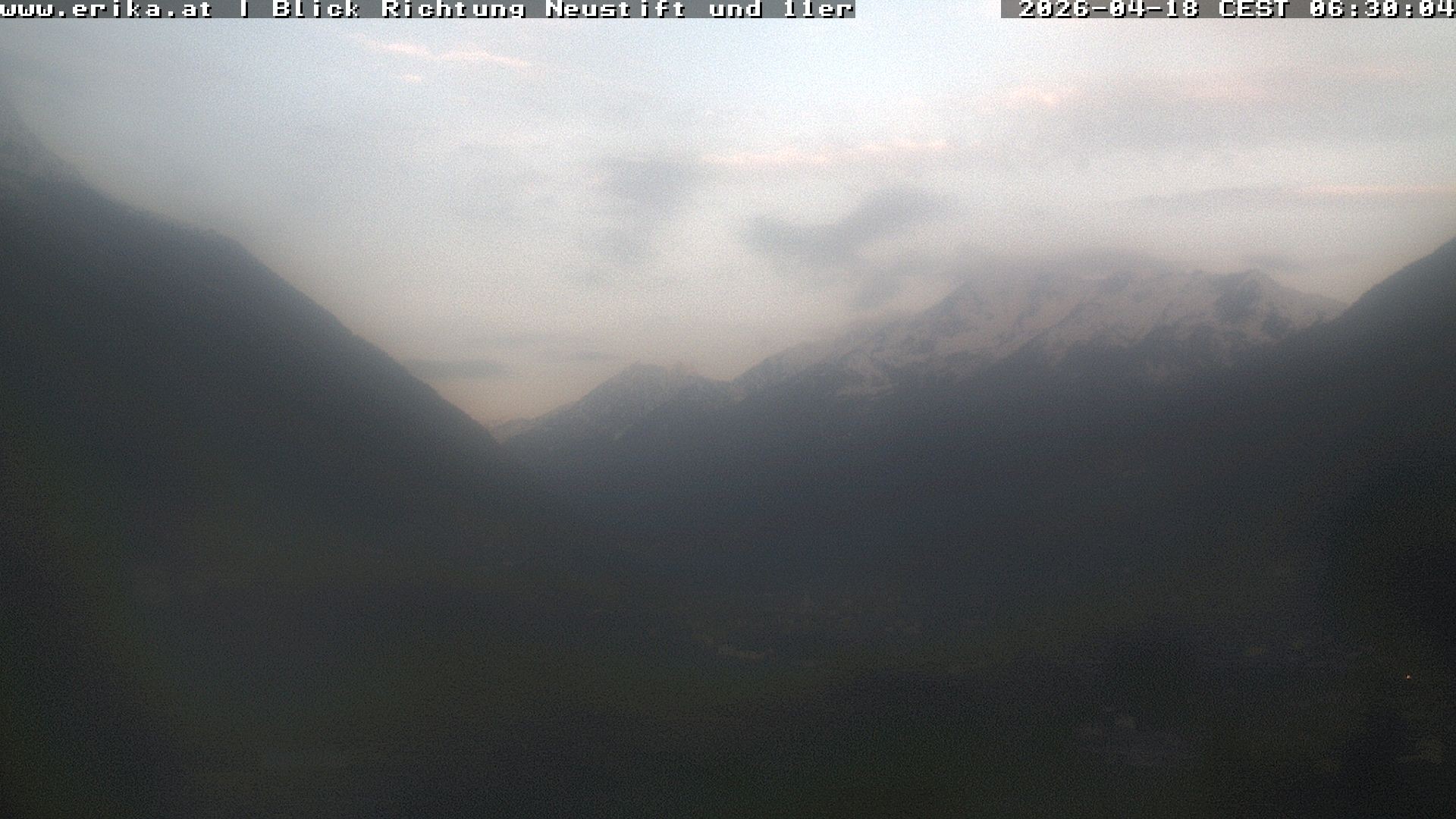 Archiv Foto Webcam Neustift: Blick vom Hotel Erika