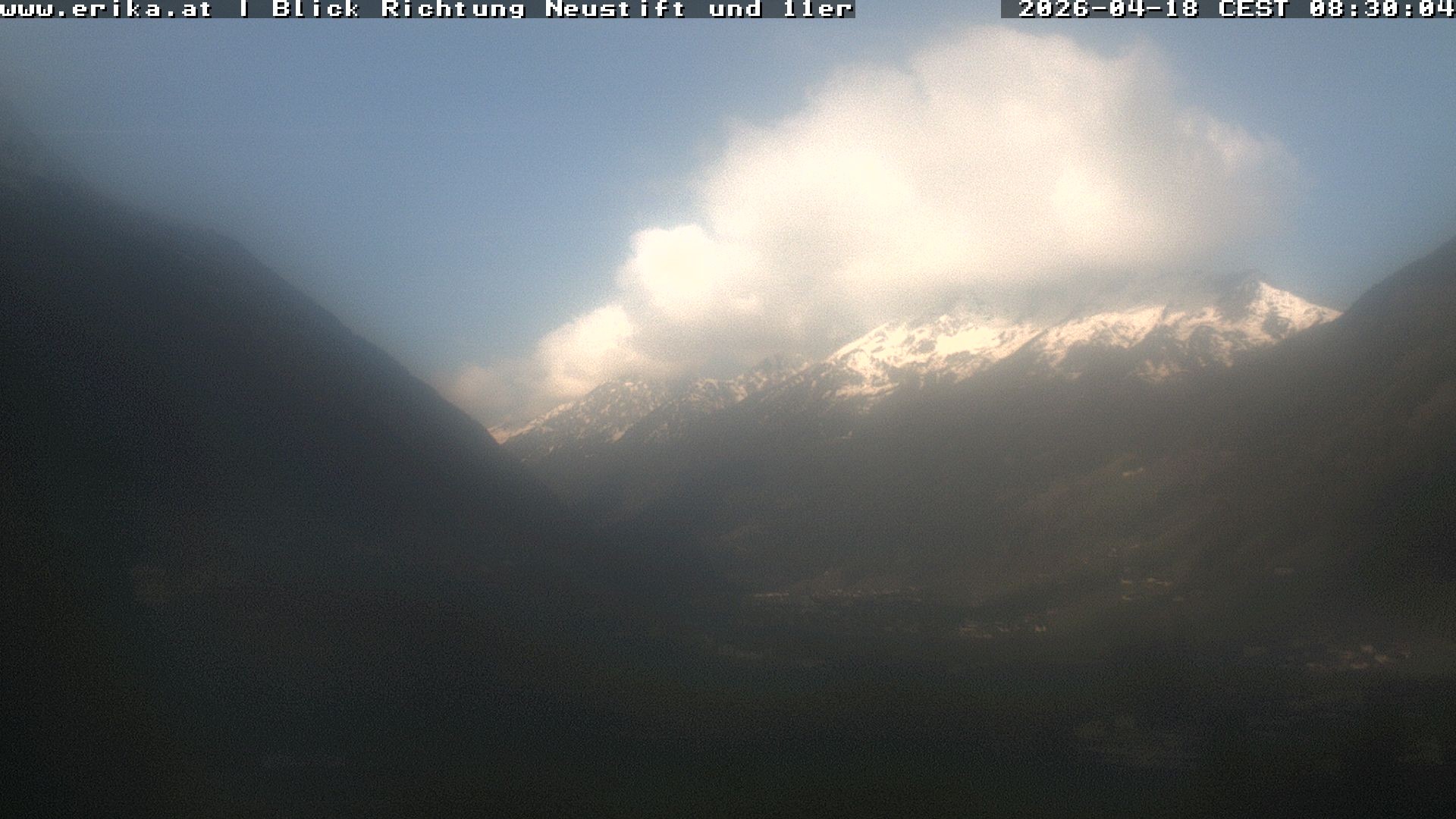 Archiv Foto Webcam Neustift: Blick vom Hotel Erika