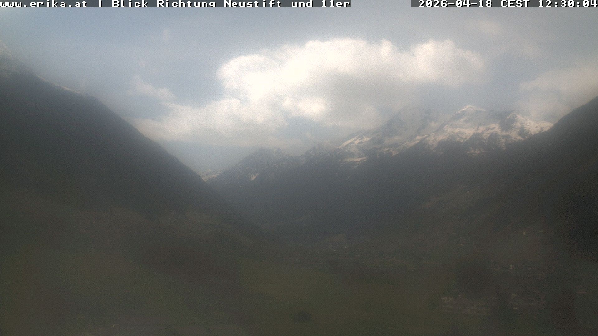 Archiv Foto Webcam Neustift: Blick vom Hotel Erika