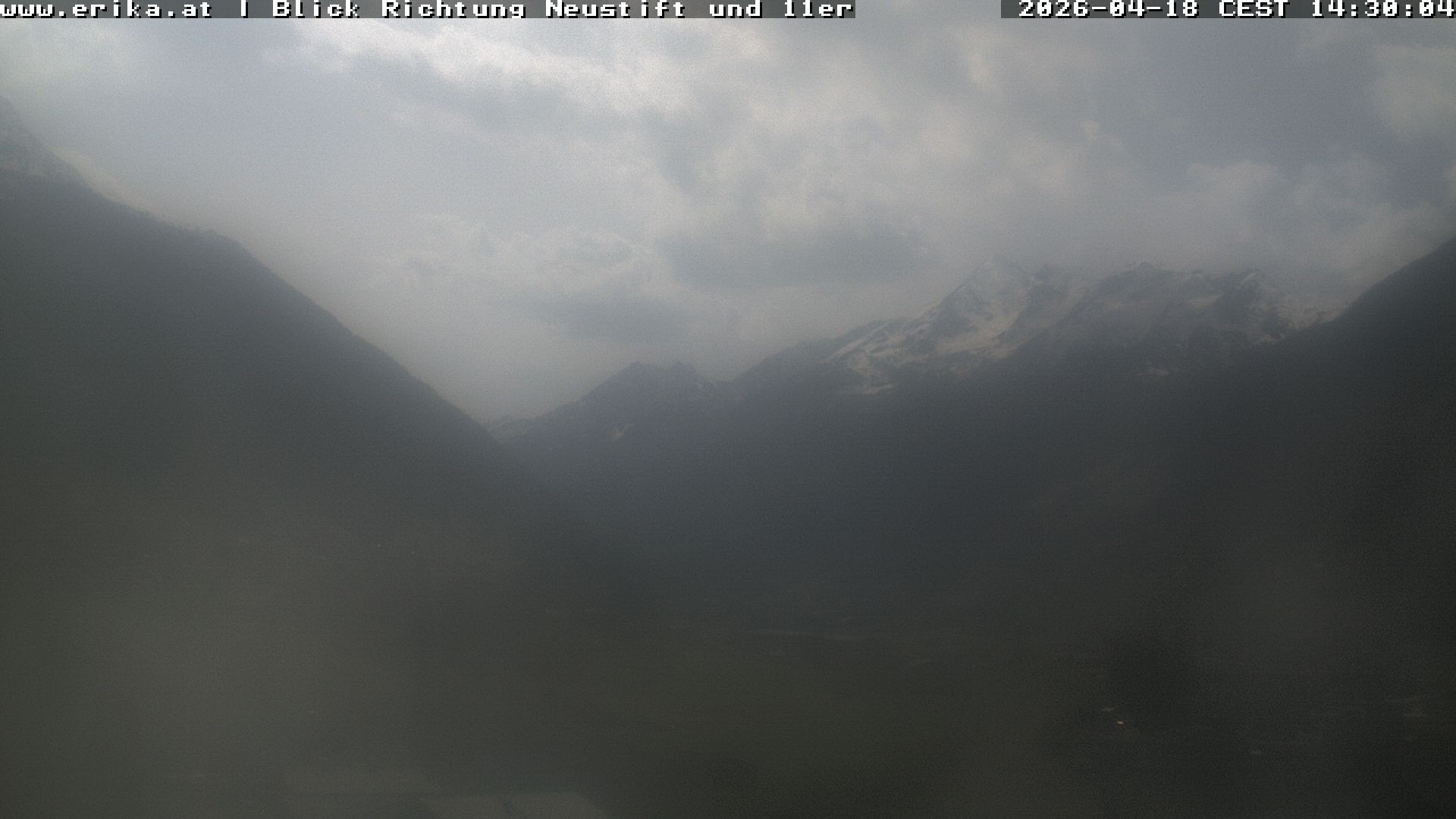 Archiv Foto Webcam Neustift: Blick vom Hotel Erika