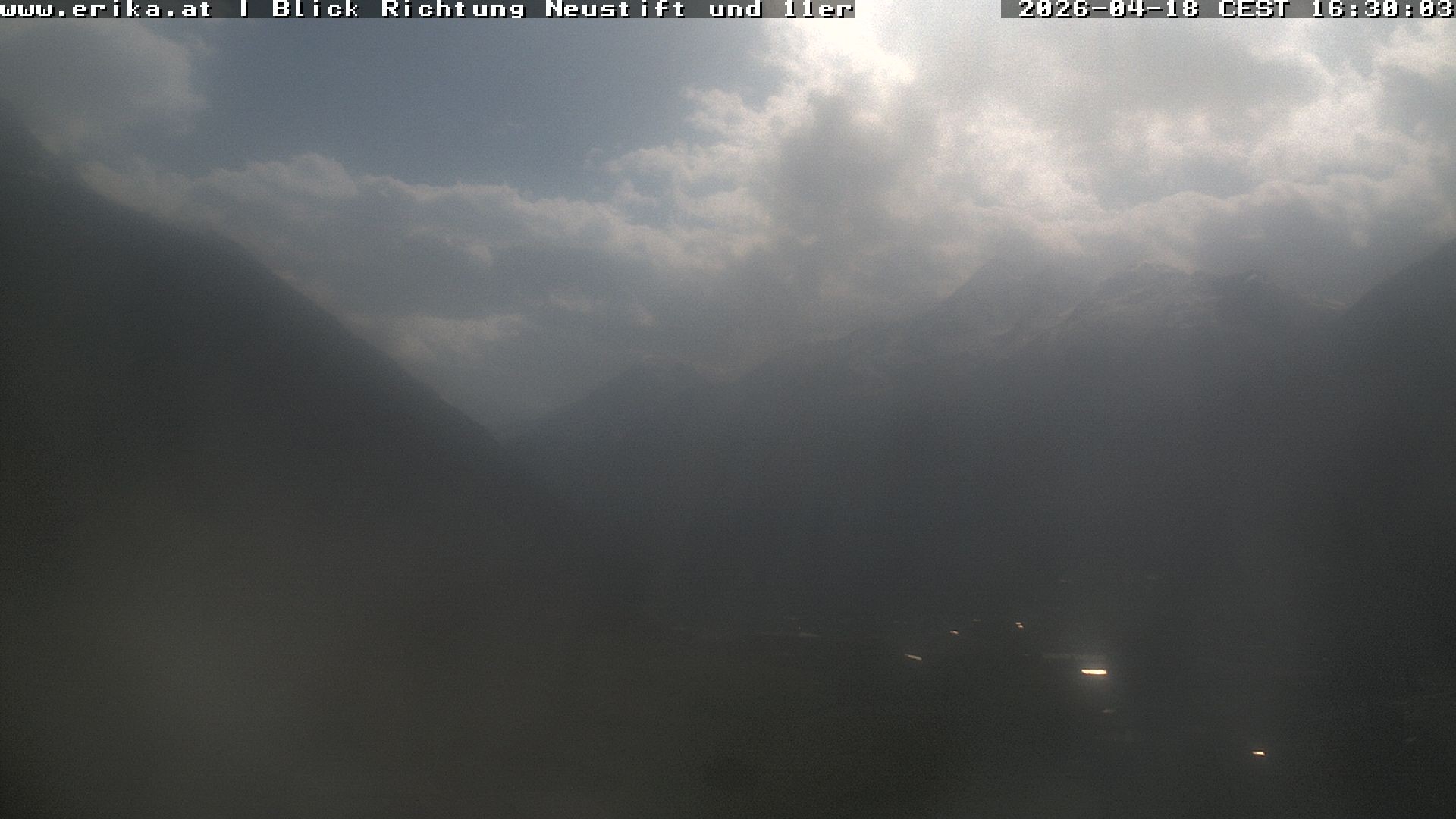 Archiv Foto Webcam Neustift: Blick vom Hotel Erika