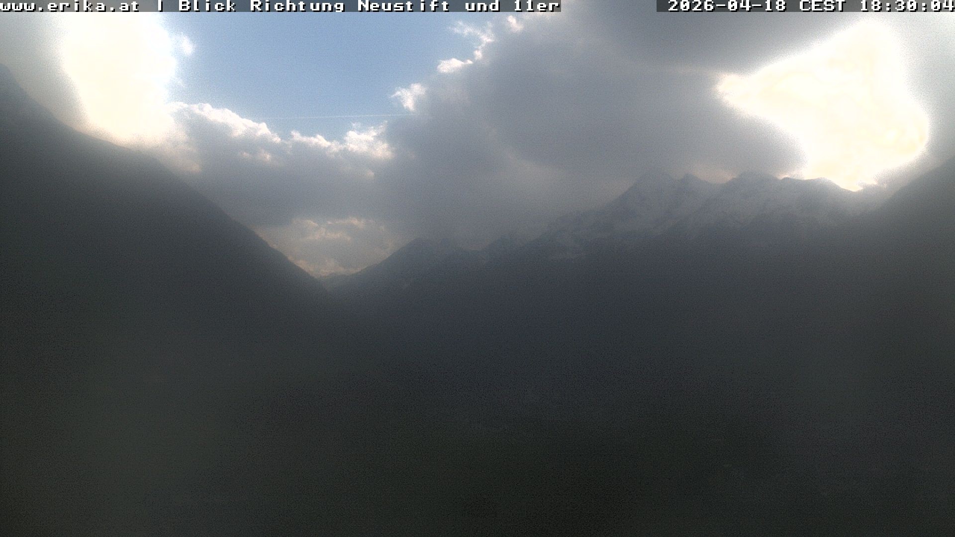 Archiv Foto Webcam Neustift: Blick vom Hotel Erika