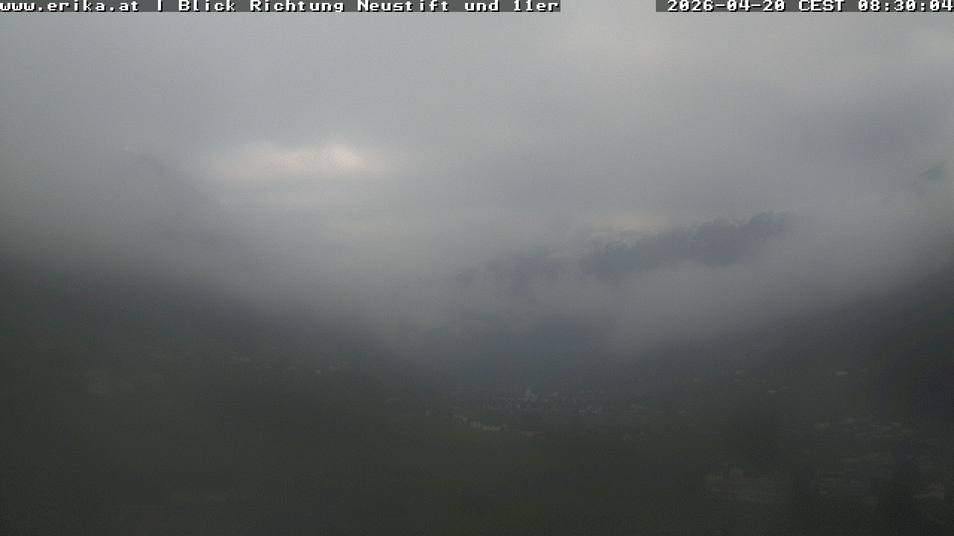 Archiv Foto Webcam Neustift: Blick vom Hotel Erika