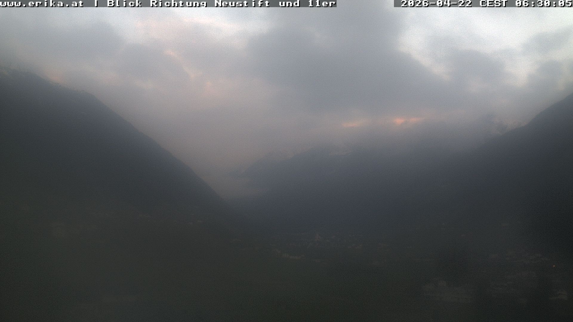 Archiv Foto Webcam Neustift: Blick vom Hotel Erika