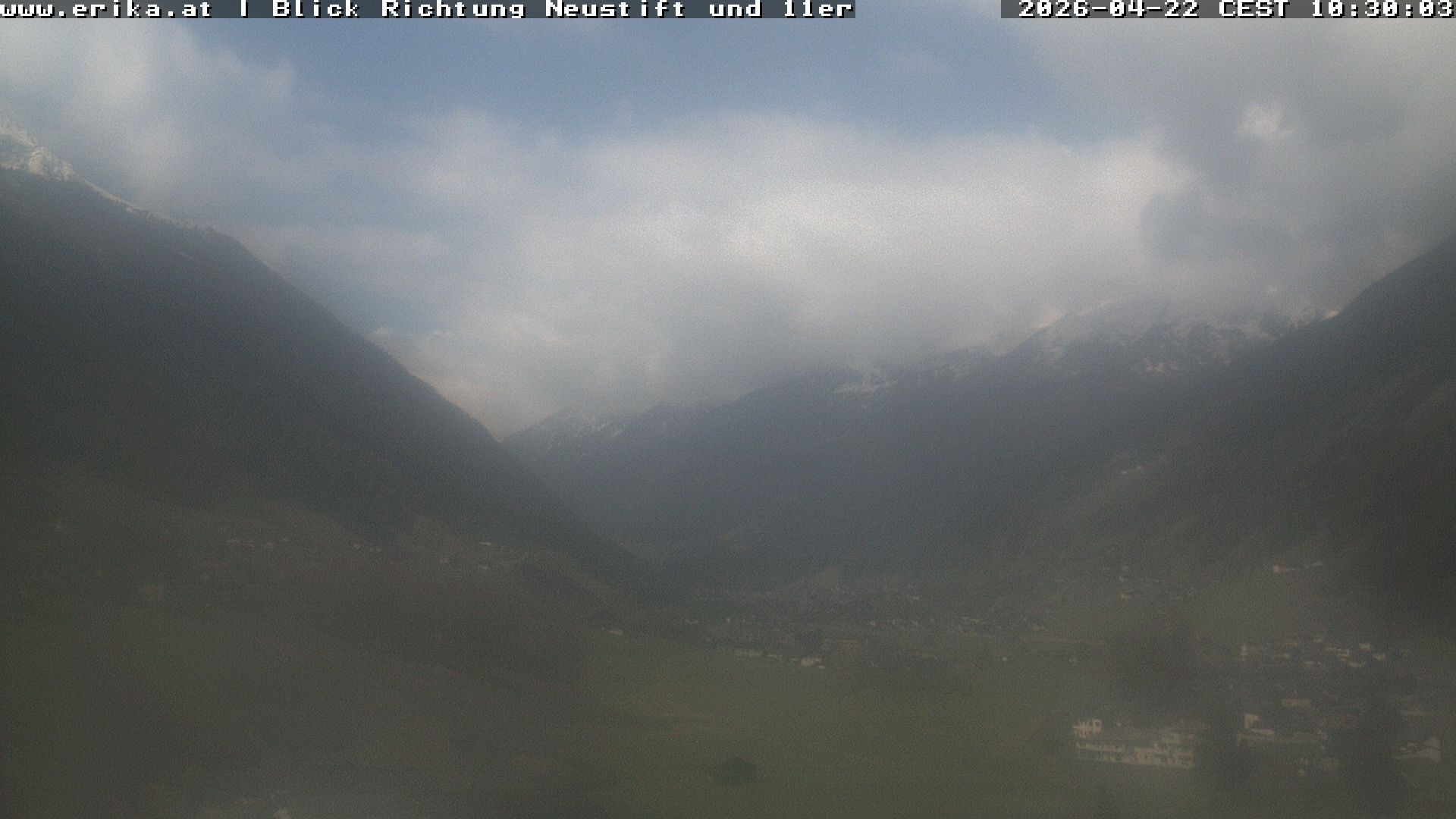 Archiv Foto Webcam Neustift: Blick vom Hotel Erika