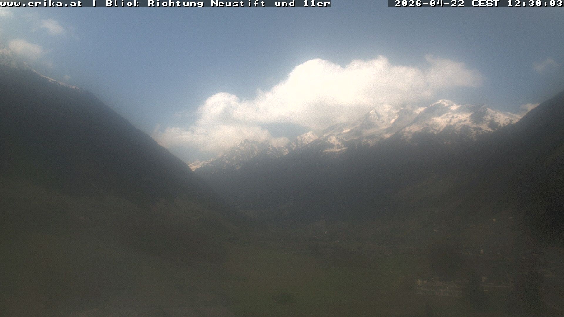 Archiv Foto Webcam Neustift: Blick vom Hotel Erika