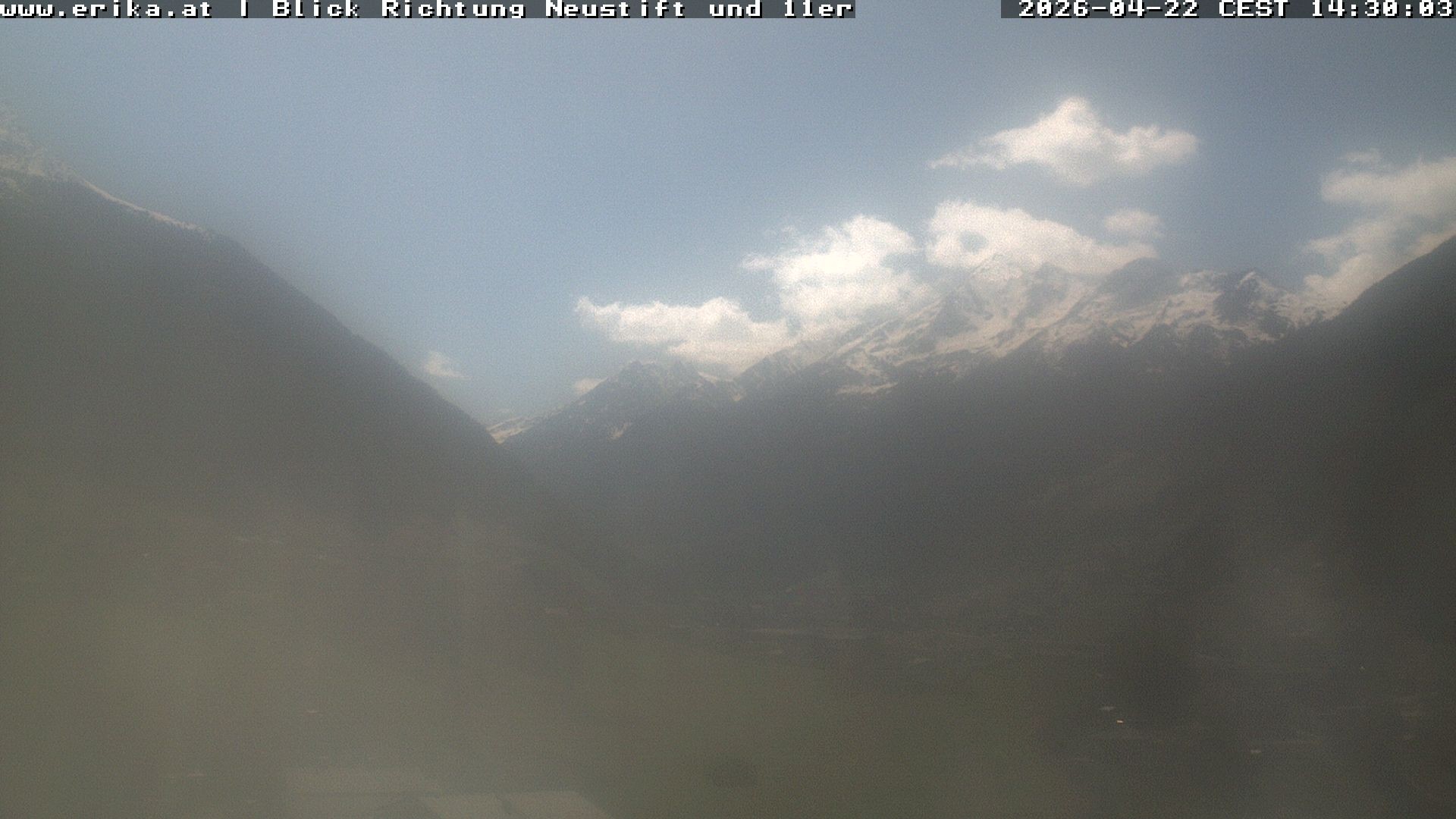 Archiv Foto Webcam Neustift: Blick vom Hotel Erika