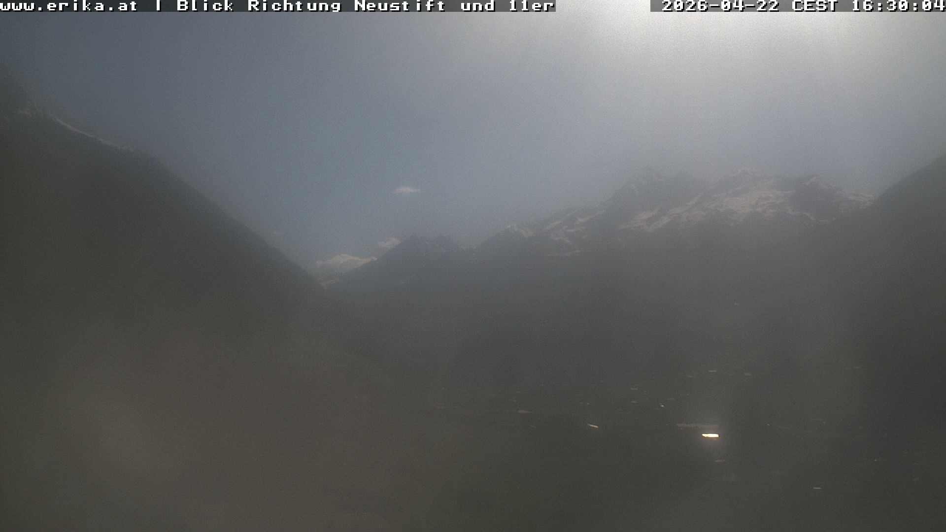 Archiv Foto Webcam Neustift: Blick vom Hotel Erika