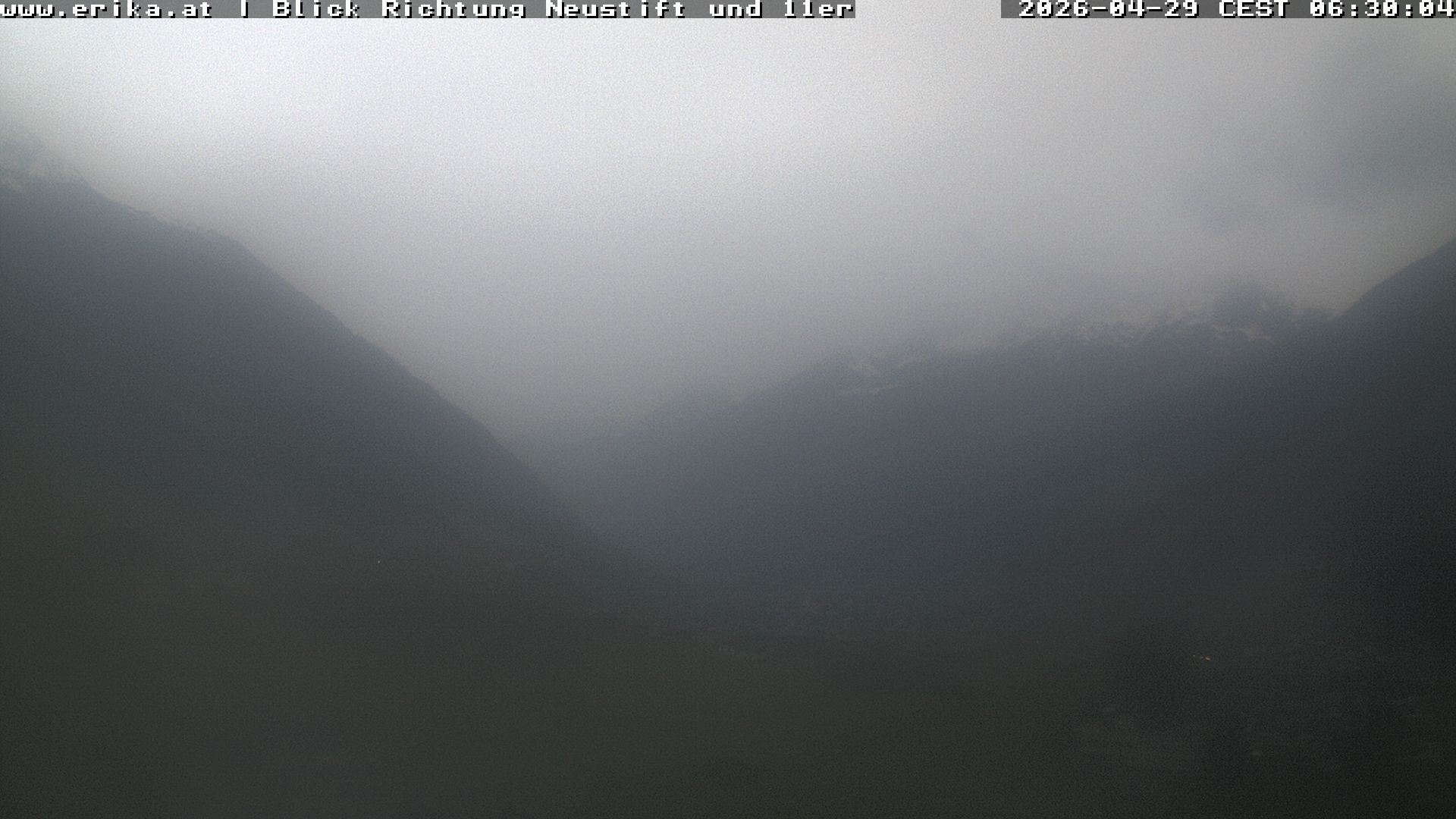Archiv Foto Webcam Neustift: Blick vom Hotel Erika