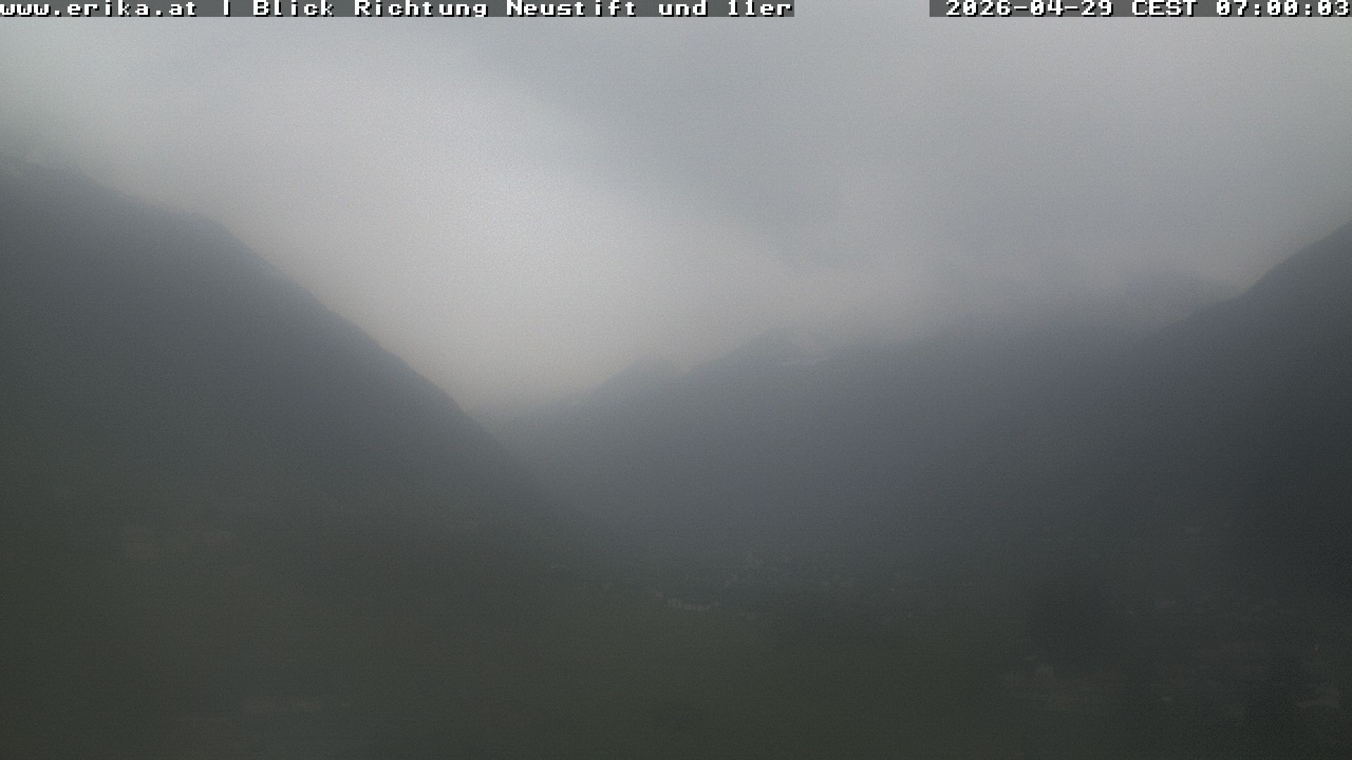 Archiv Foto Webcam Neustift: Blick vom Hotel Erika