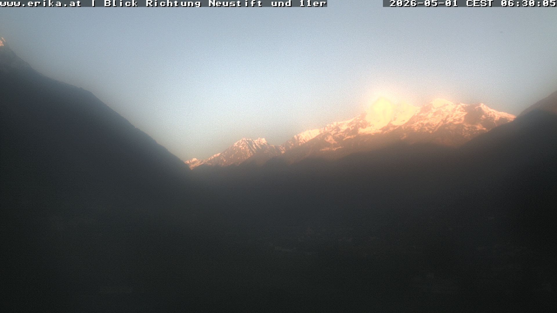 Archiv Foto Webcam Neustift: Blick vom Hotel Erika