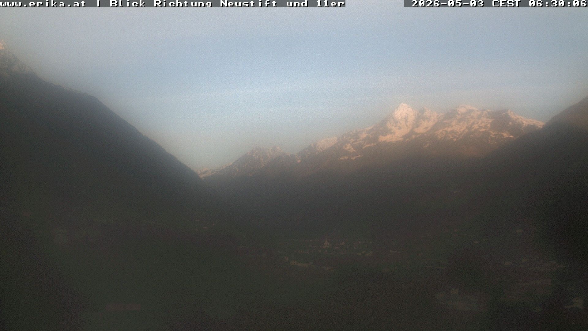 Archiv Foto Webcam Neustift: Blick vom Hotel Erika