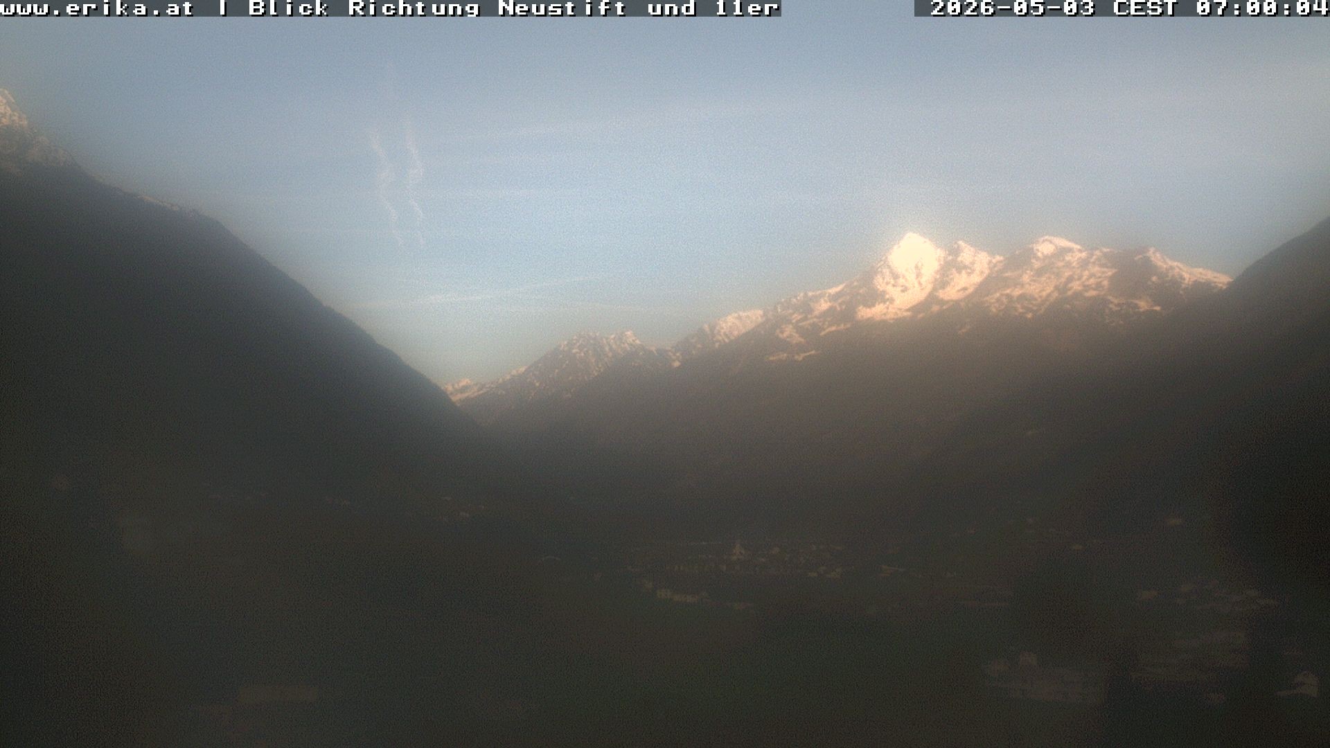 Archiv Foto Webcam Neustift: Blick vom Hotel Erika