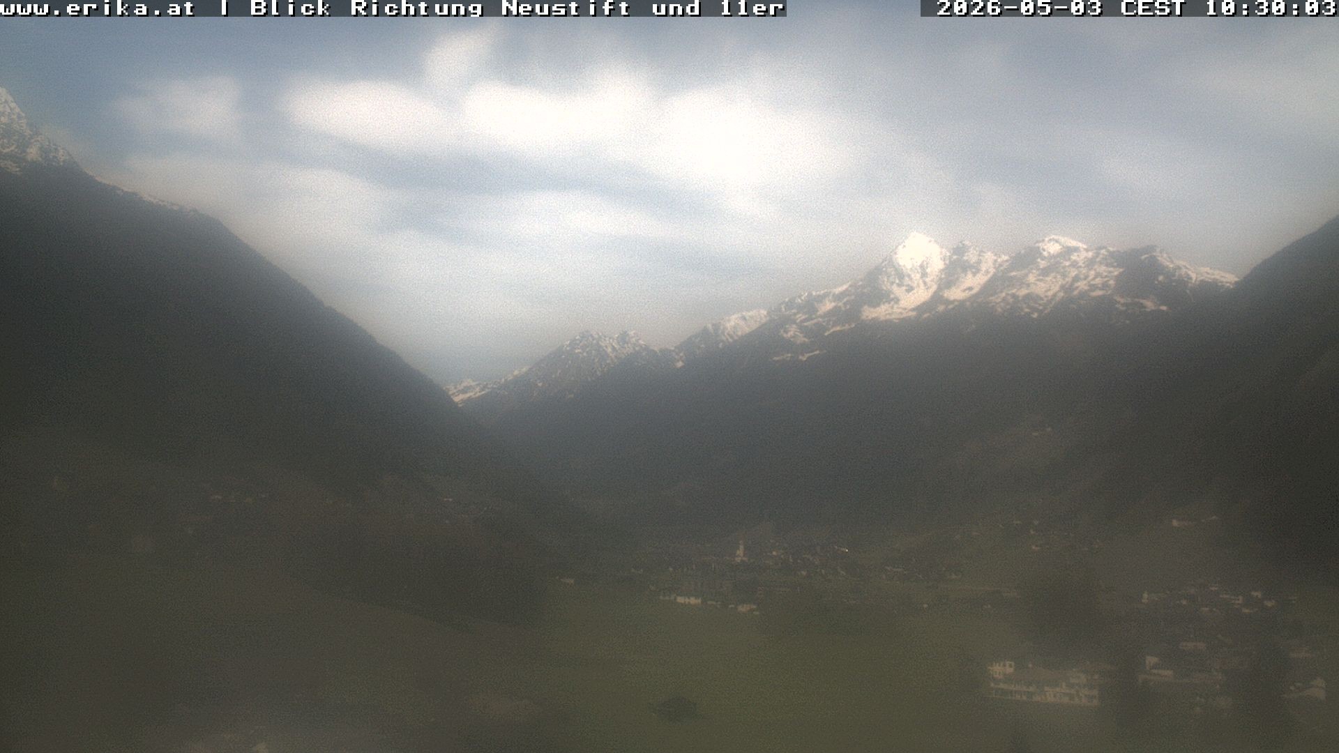 Archiv Foto Webcam Neustift: Blick vom Hotel Erika
