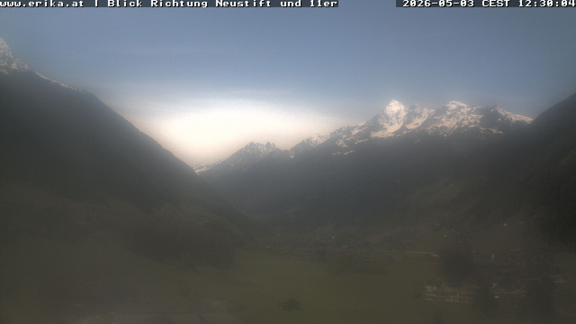 Archiv Foto Webcam Neustift: Blick vom Hotel Erika