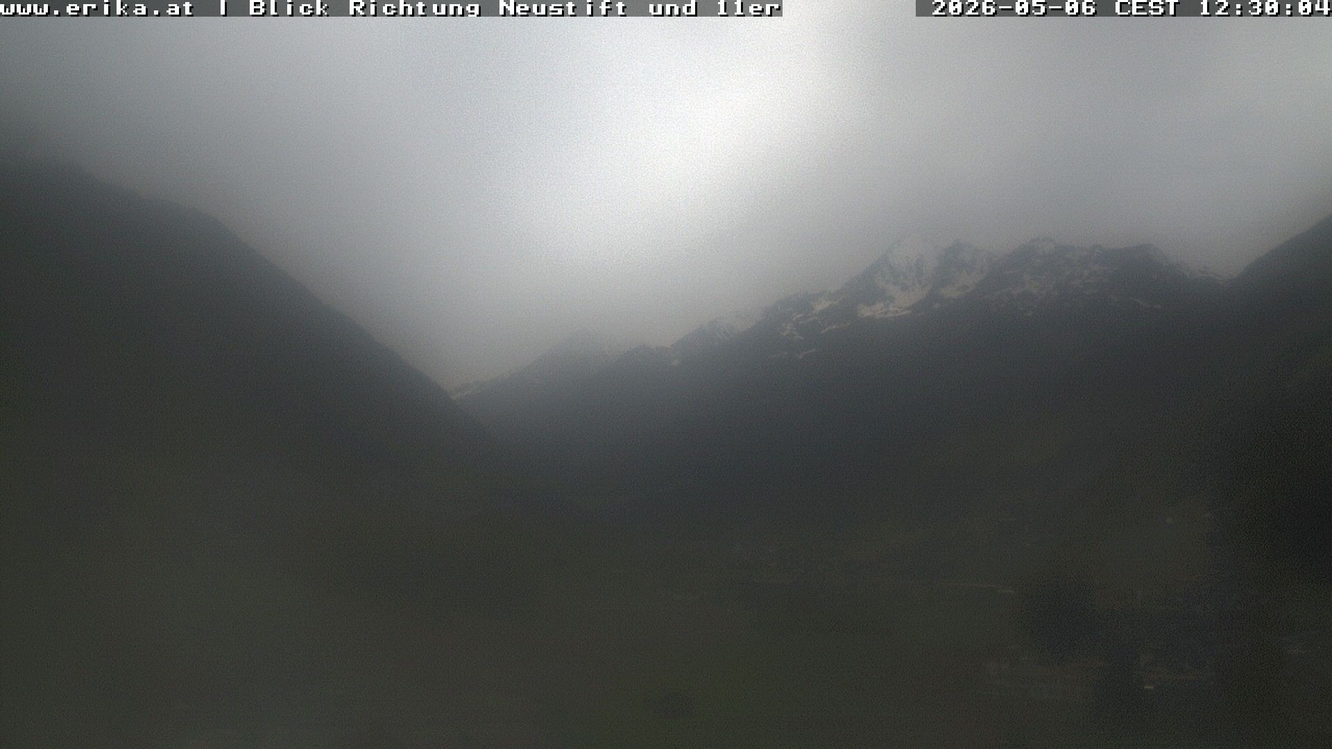 Archiv Foto Webcam Neustift: Blick vom Hotel Erika