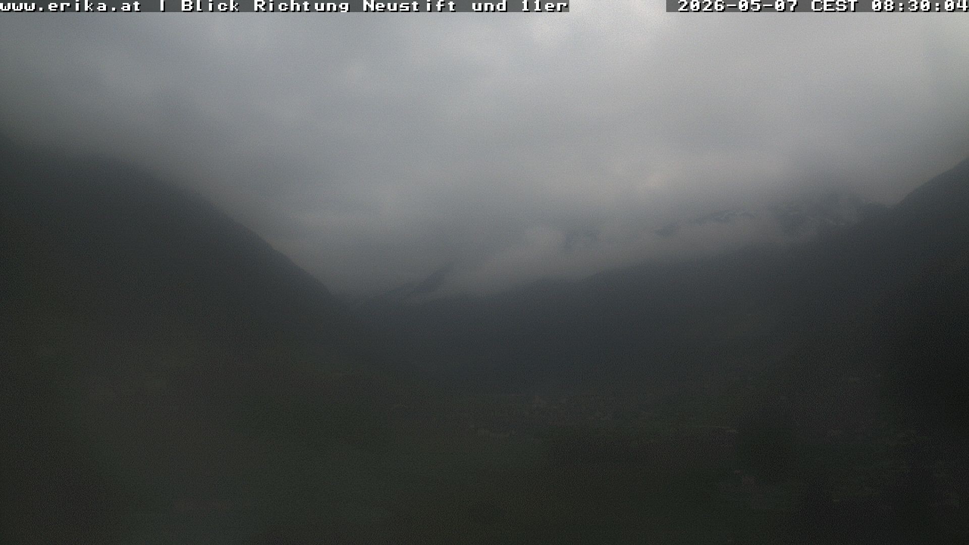 Archiv Foto Webcam Neustift: Blick vom Hotel Erika