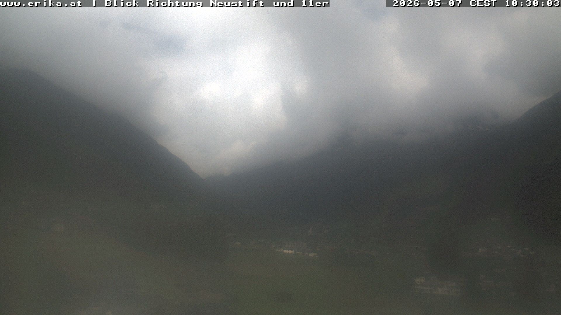 Archiv Foto Webcam Neustift: Blick vom Hotel Erika