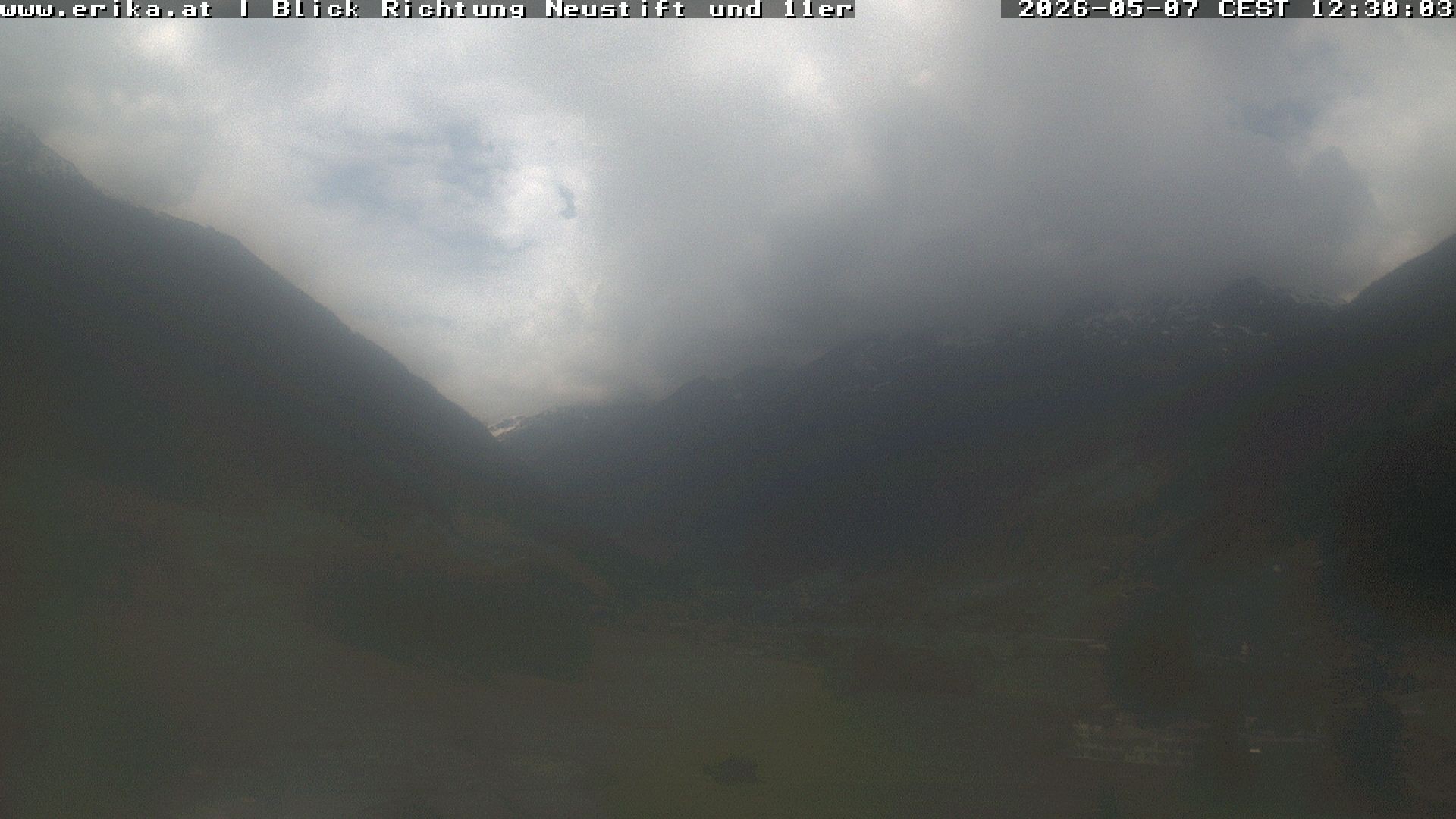 Archiv Foto Webcam Neustift: Blick vom Hotel Erika