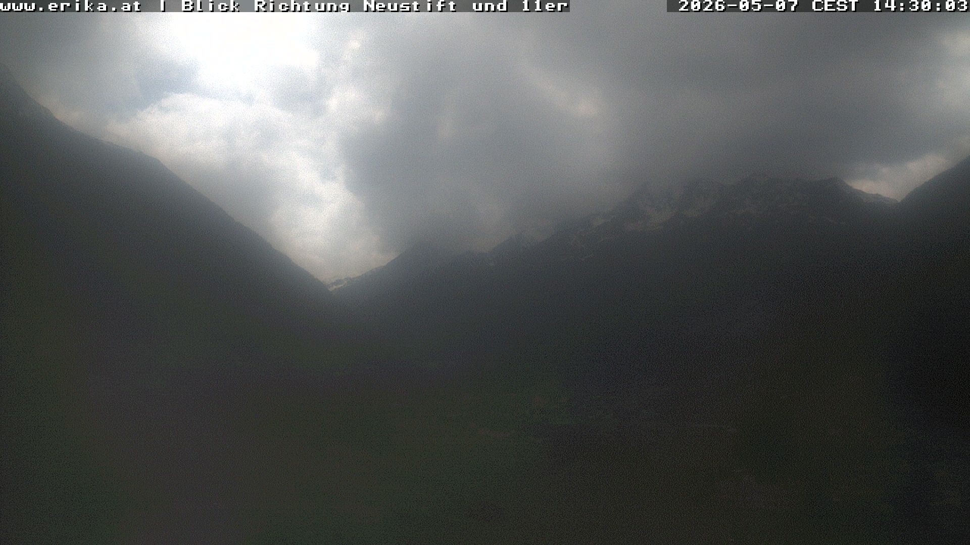 Archiv Foto Webcam Neustift: Blick vom Hotel Erika