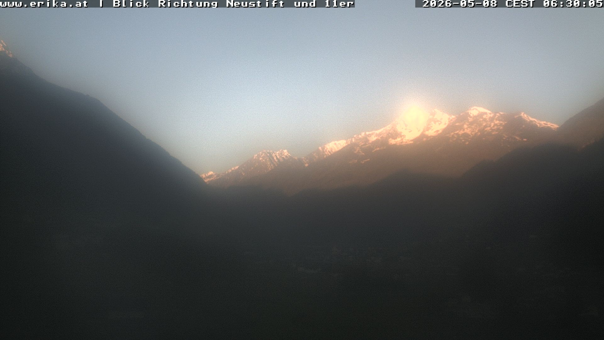 Archiv Foto Webcam Neustift: Blick vom Hotel Erika