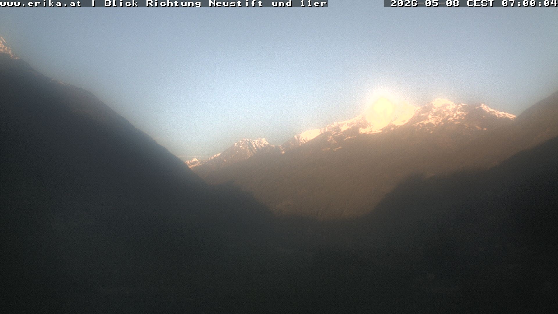Archiv Foto Webcam Neustift: Blick vom Hotel Erika