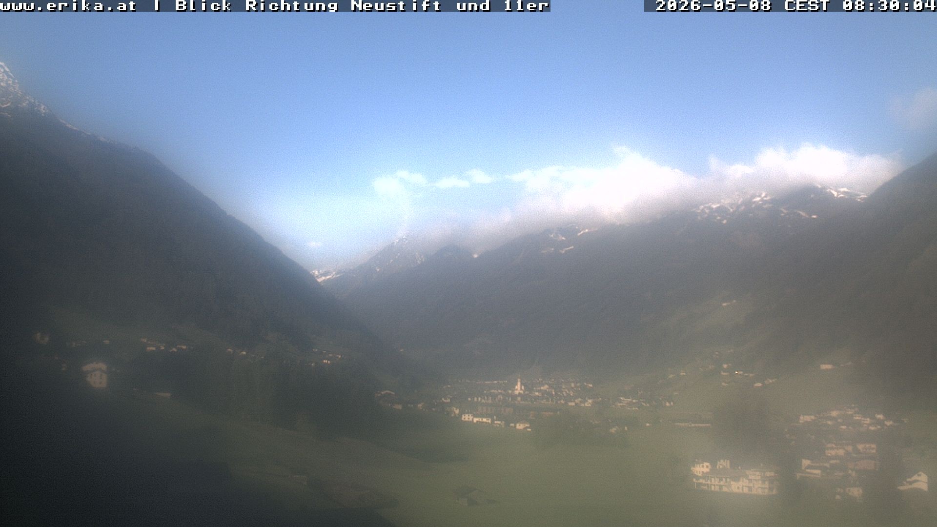 Archiv Foto Webcam Neustift: Blick vom Hotel Erika