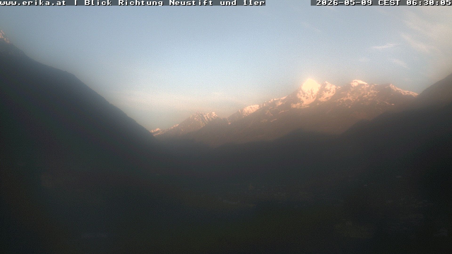 Archiv Foto Webcam Neustift: Blick vom Hotel Erika