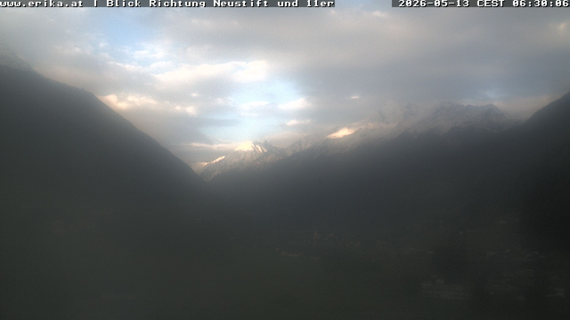 Archiv Foto Webcam Neustift: Blick vom Hotel Erika