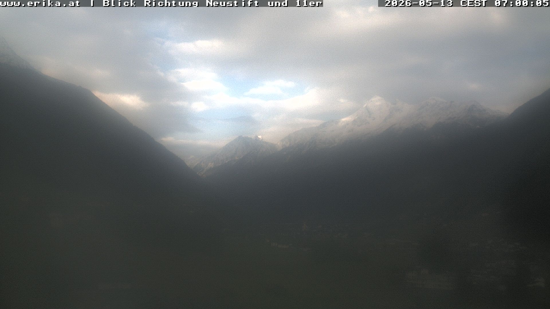 Archiv Foto Webcam Neustift: Blick vom Hotel Erika