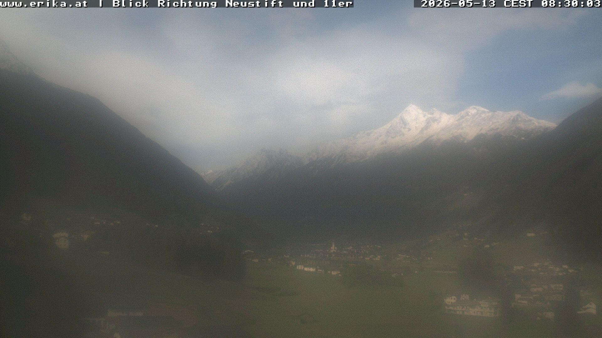Archiv Foto Webcam Neustift: Blick vom Hotel Erika