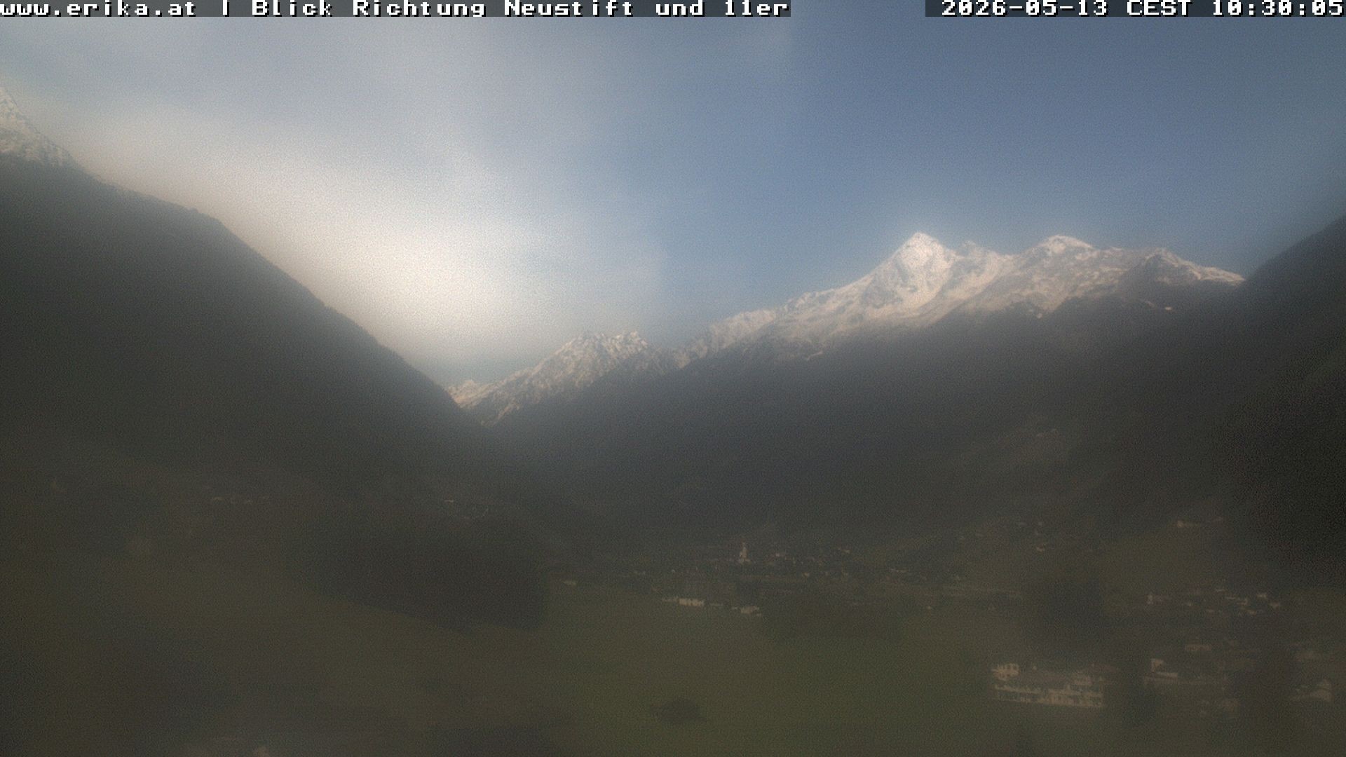 Archiv Foto Webcam Neustift: Blick vom Hotel Erika