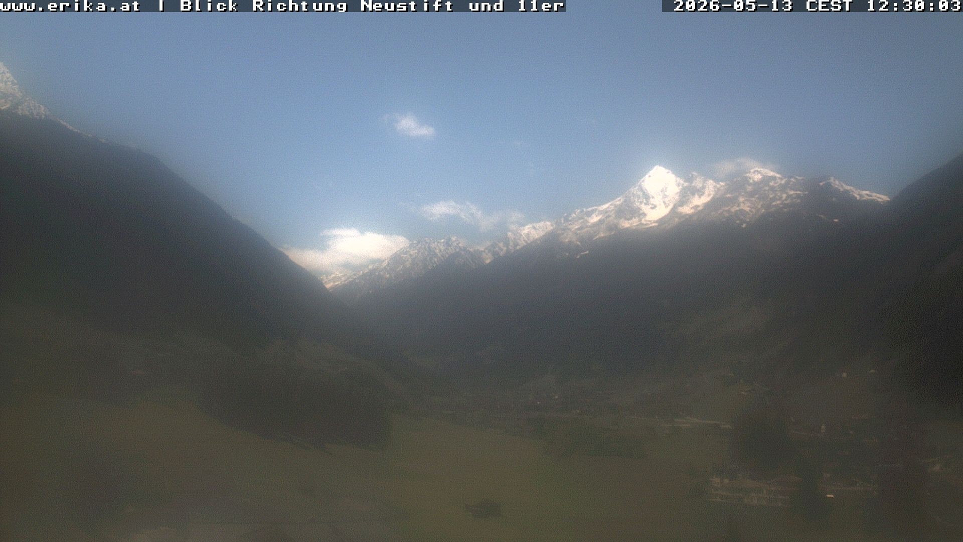 Archiv Foto Webcam Neustift: Blick vom Hotel Erika