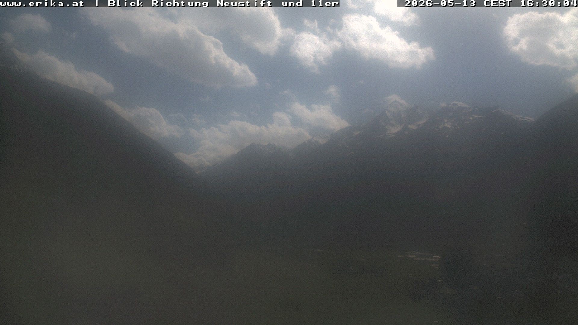Archiv Foto Webcam Neustift: Blick vom Hotel Erika