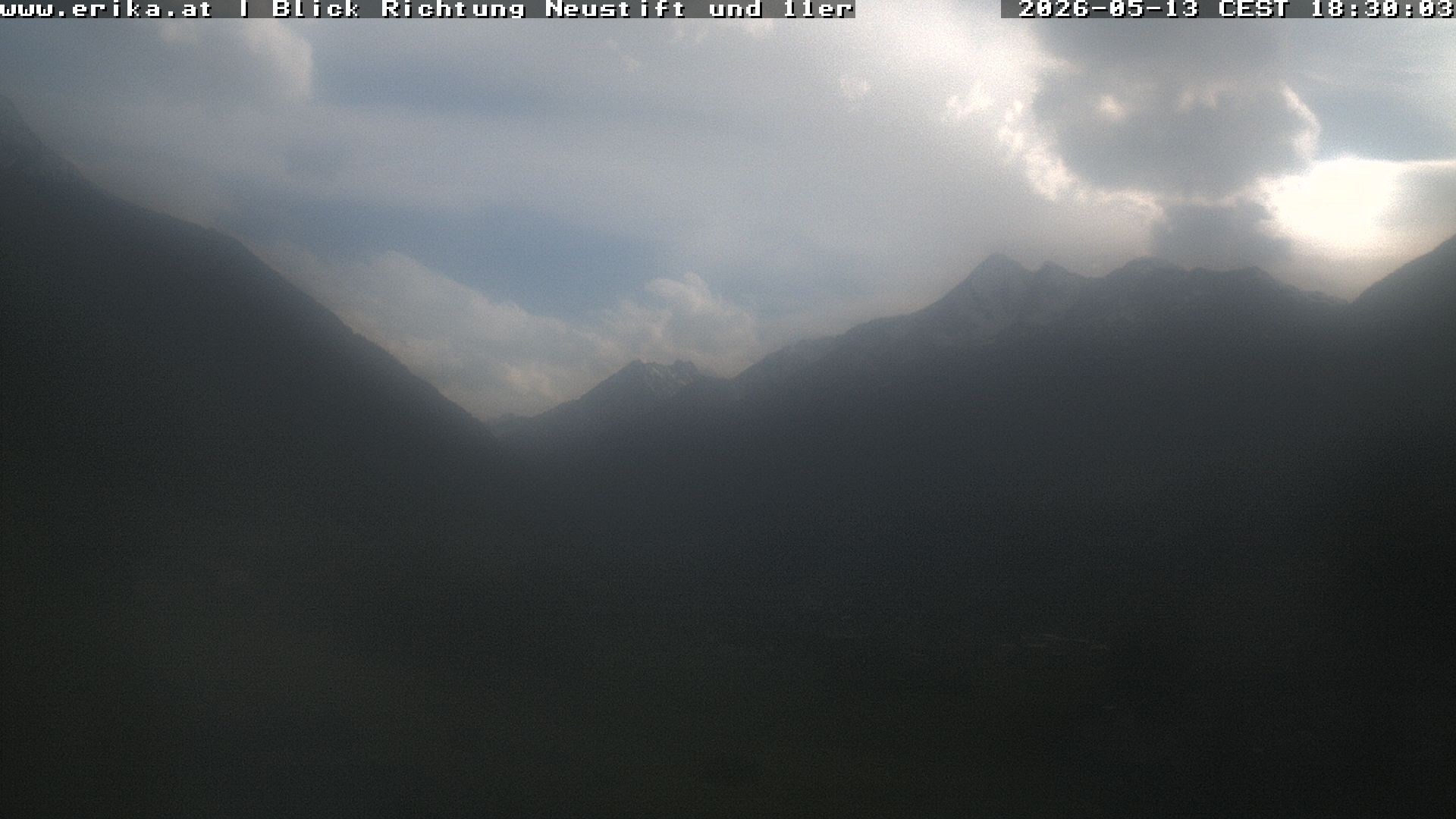 Archiv Foto Webcam Neustift: Blick vom Hotel Erika