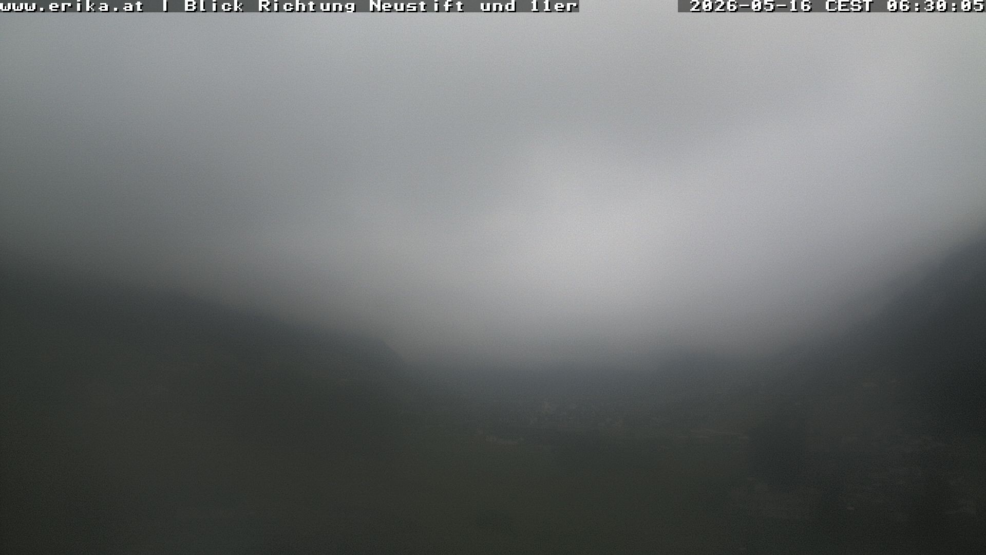 Archiv Foto Webcam Neustift: Blick vom Hotel Erika